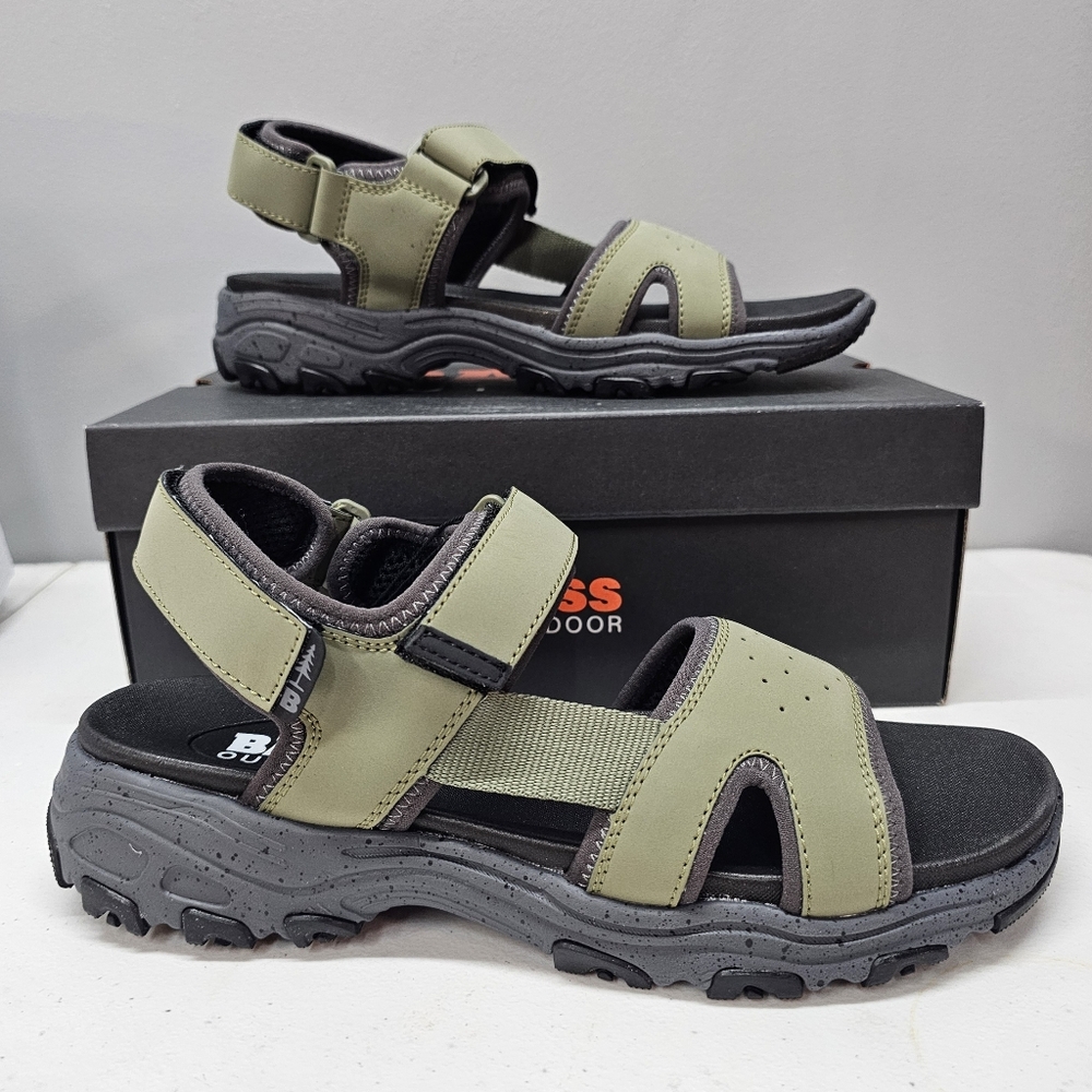 BASS OUTDOOR Womens Trail Sandal Olive Green Size 8.5 NEW - Picture 2 of 8